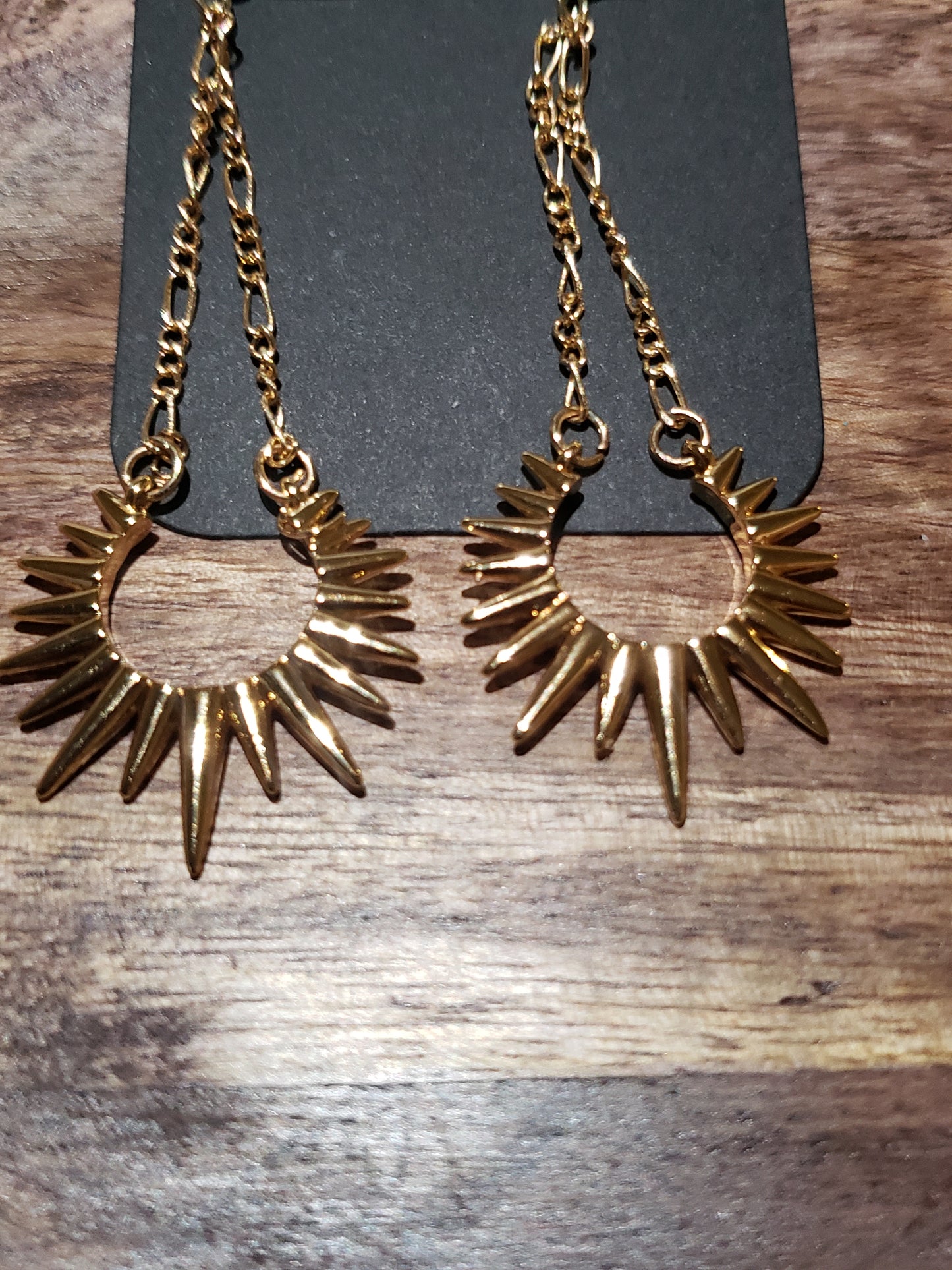 Hanging Burst Earrings