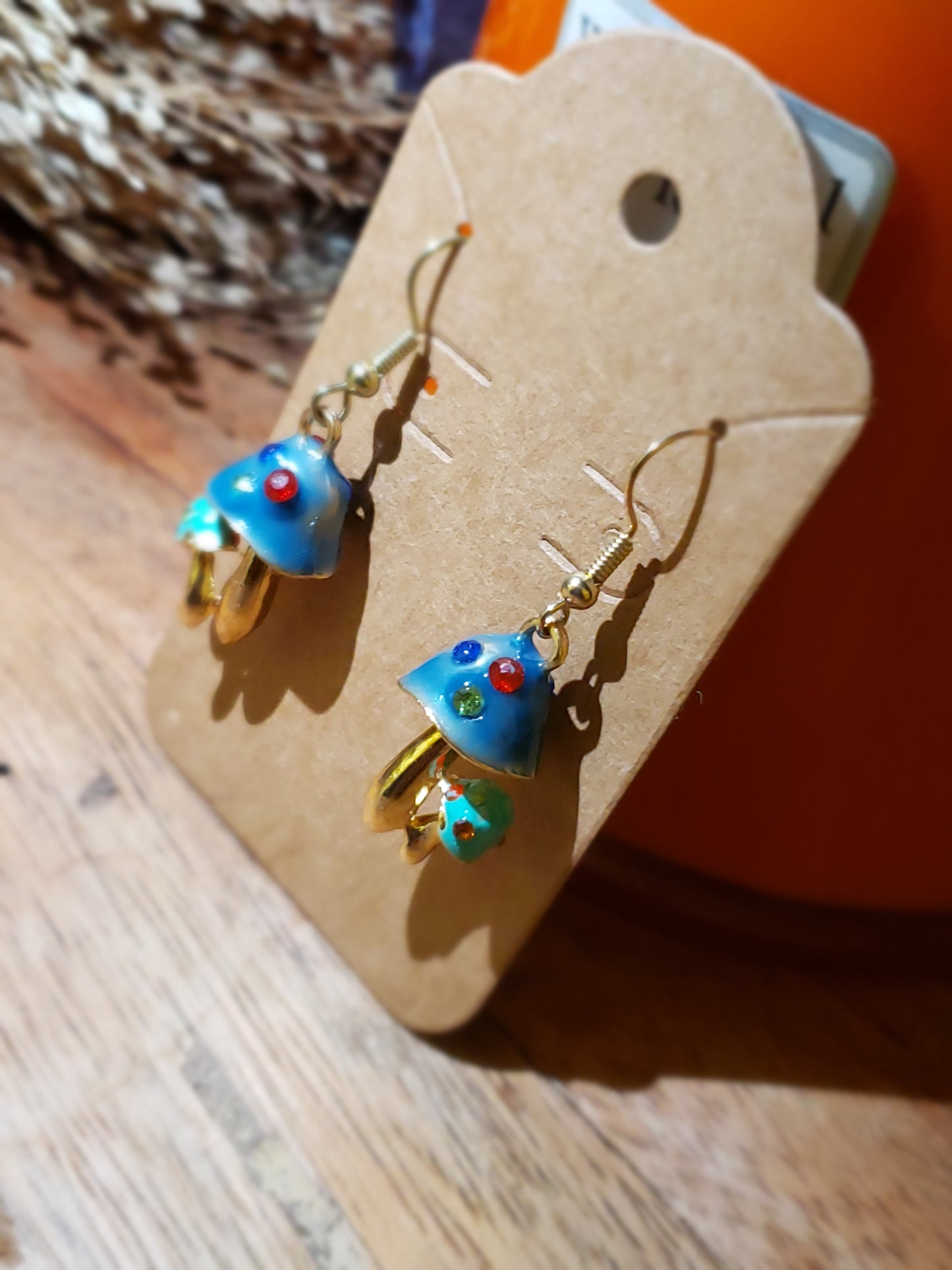 Enchanted Mushroom Forest Earrings
