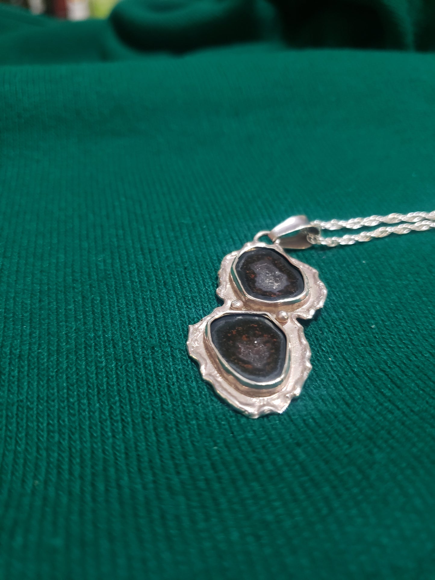 Natural Tourmaline Pendant Necklace