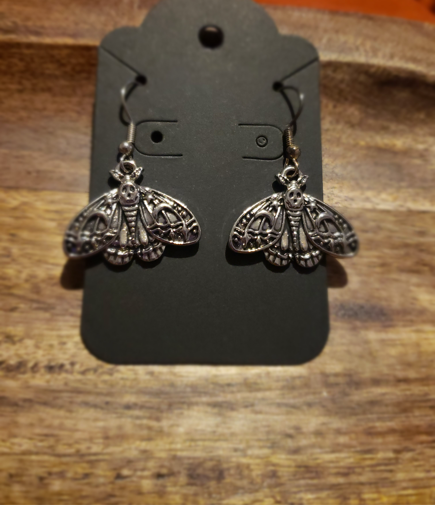Celestial Death’s Head Moth Earrings