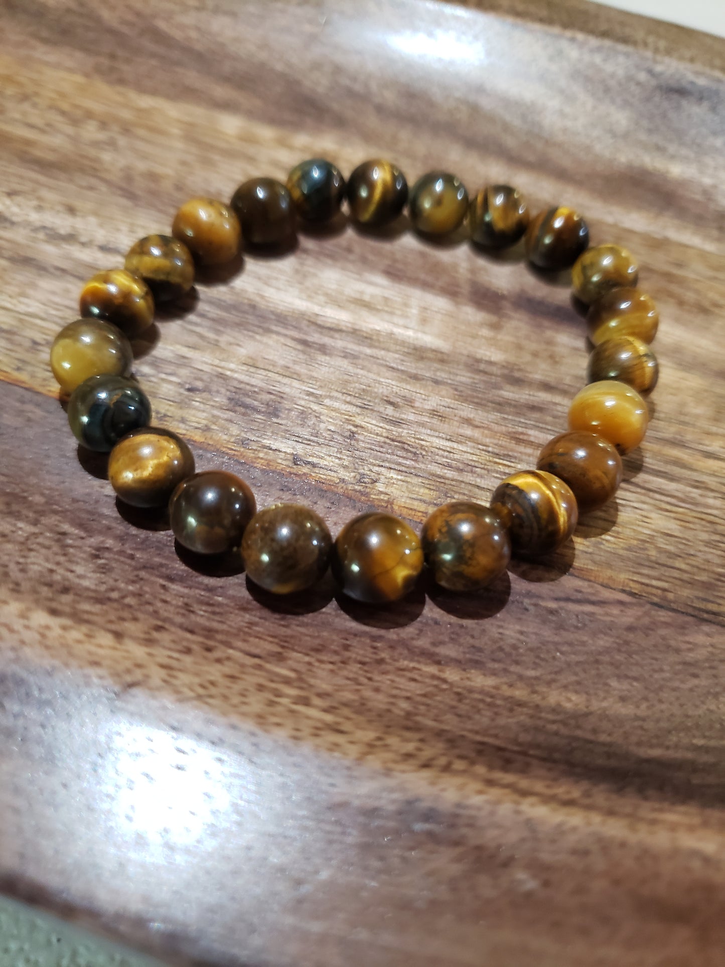 Tigers Eye Beaded Bracelet
