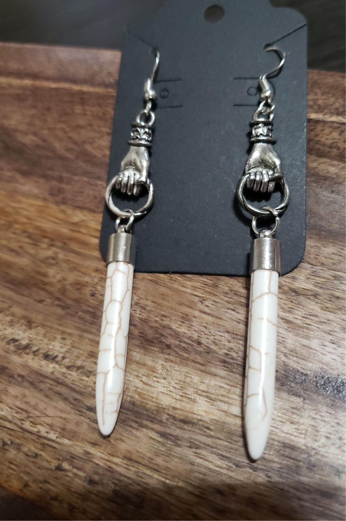 Guardian’s Grasp Turquoise Spike Earrings