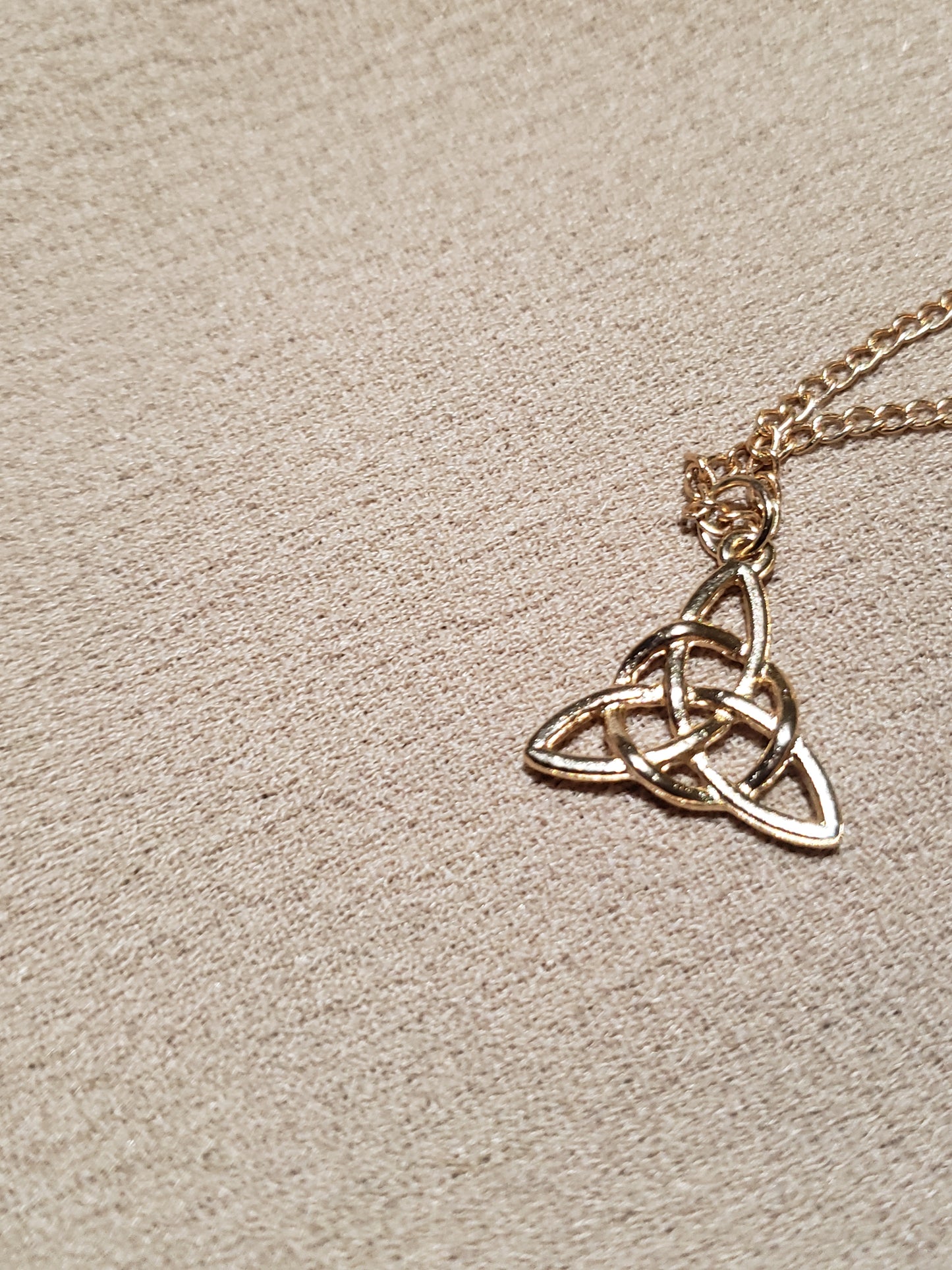Gold Triquetra Necklace