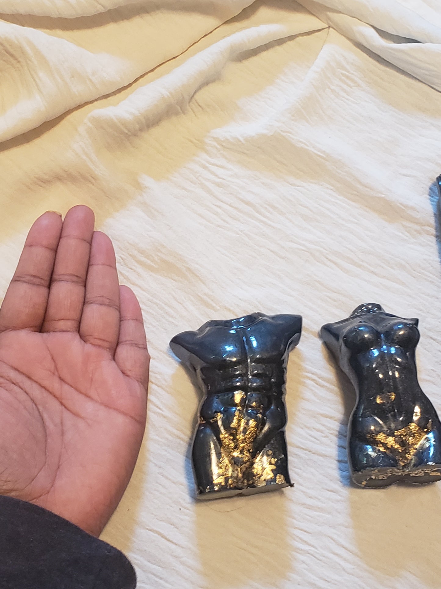 Black and Gold Male Body Figure