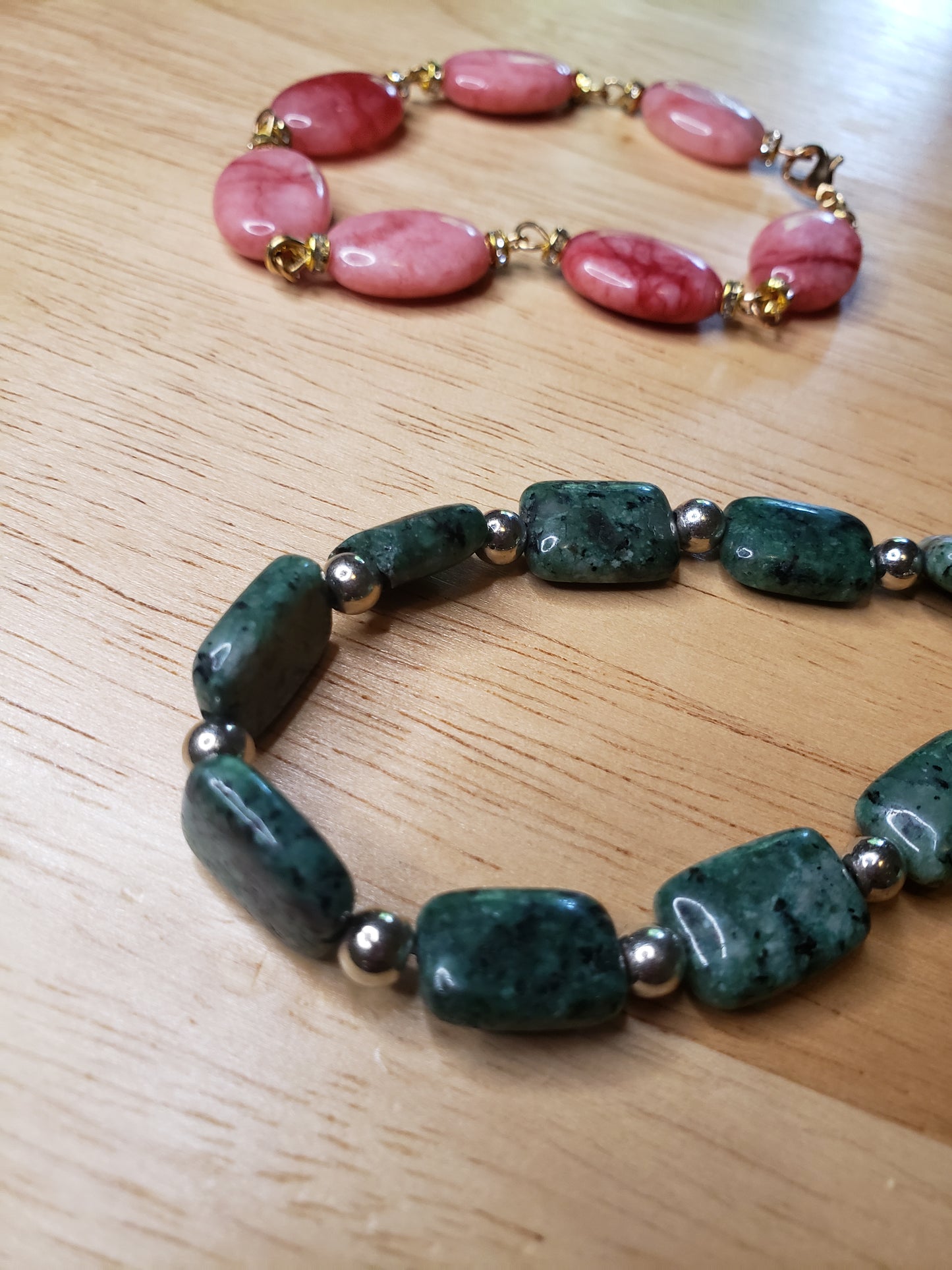Turquoise stone and silver bracelet