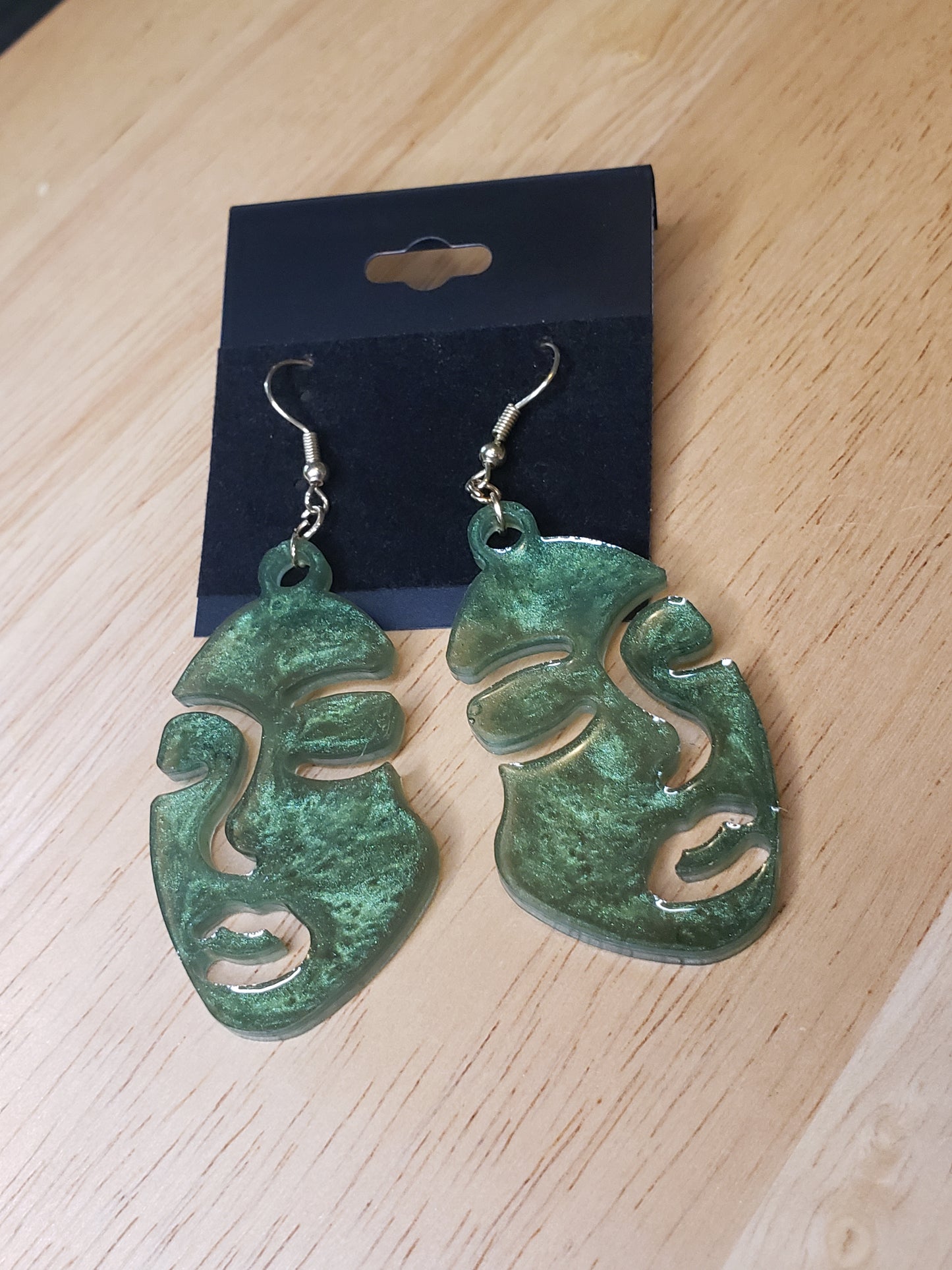 Abstract Face Earrings