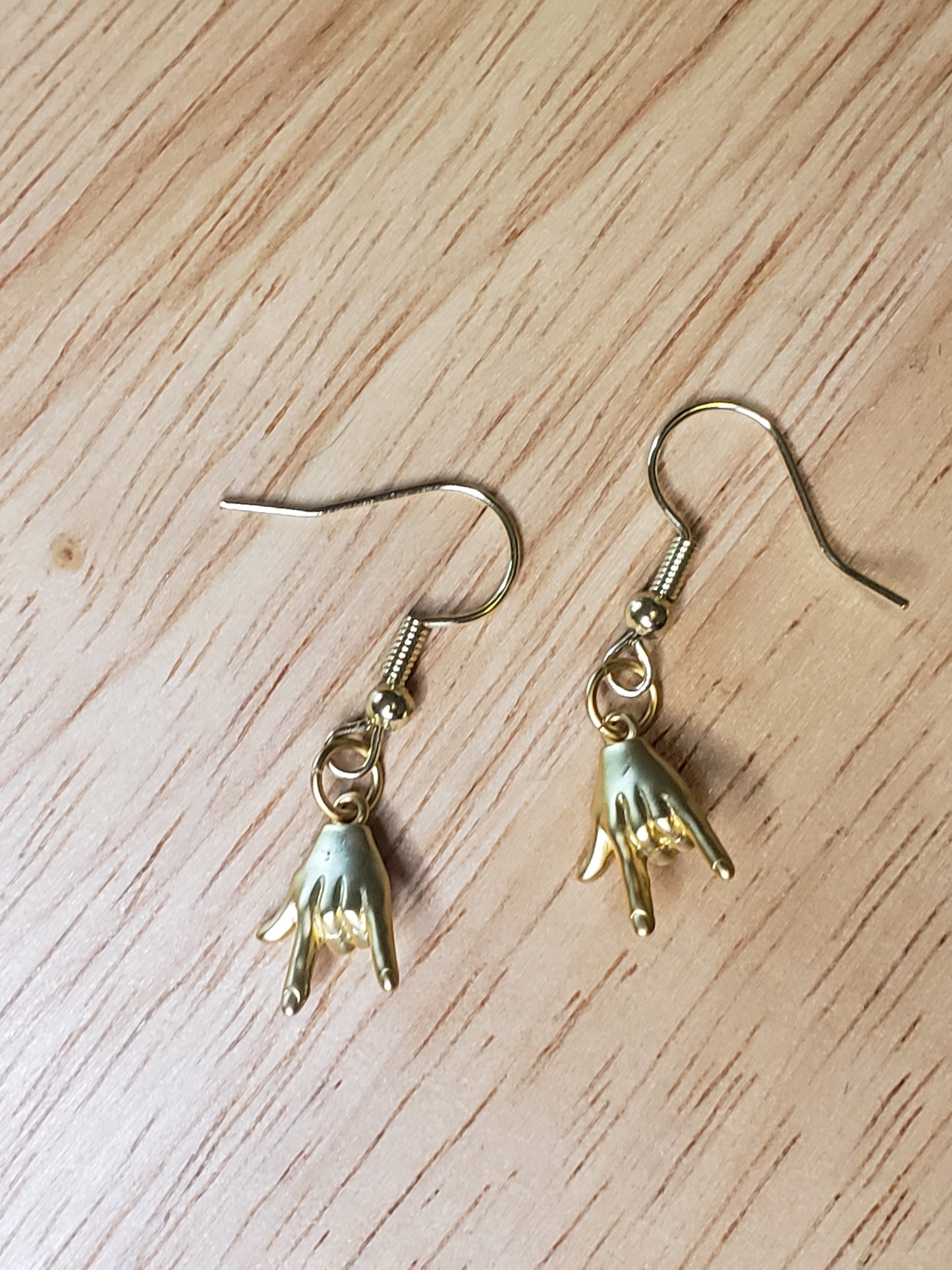 I Love You ASL Earrings