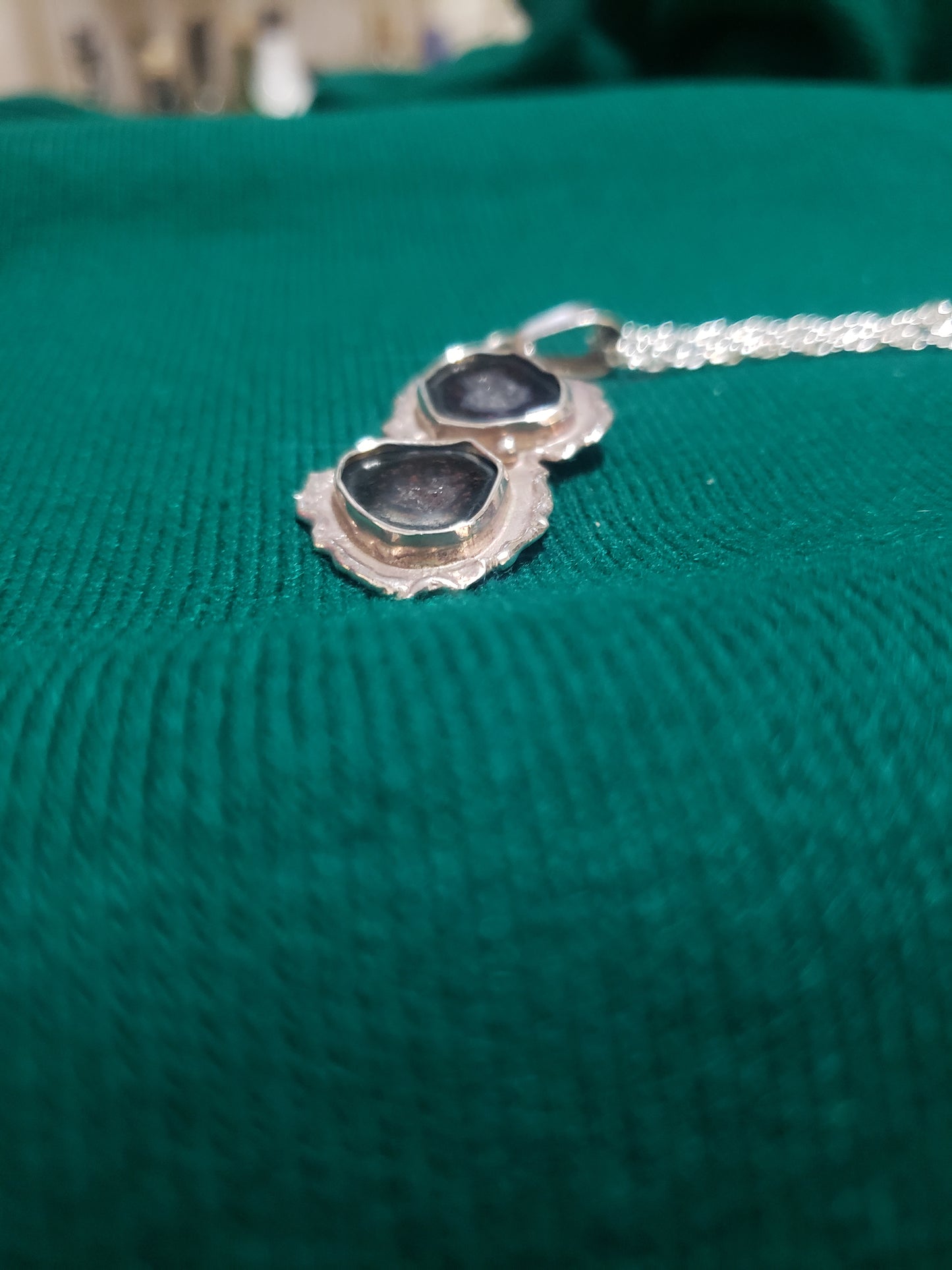 Natural Tourmaline Pendant Necklace