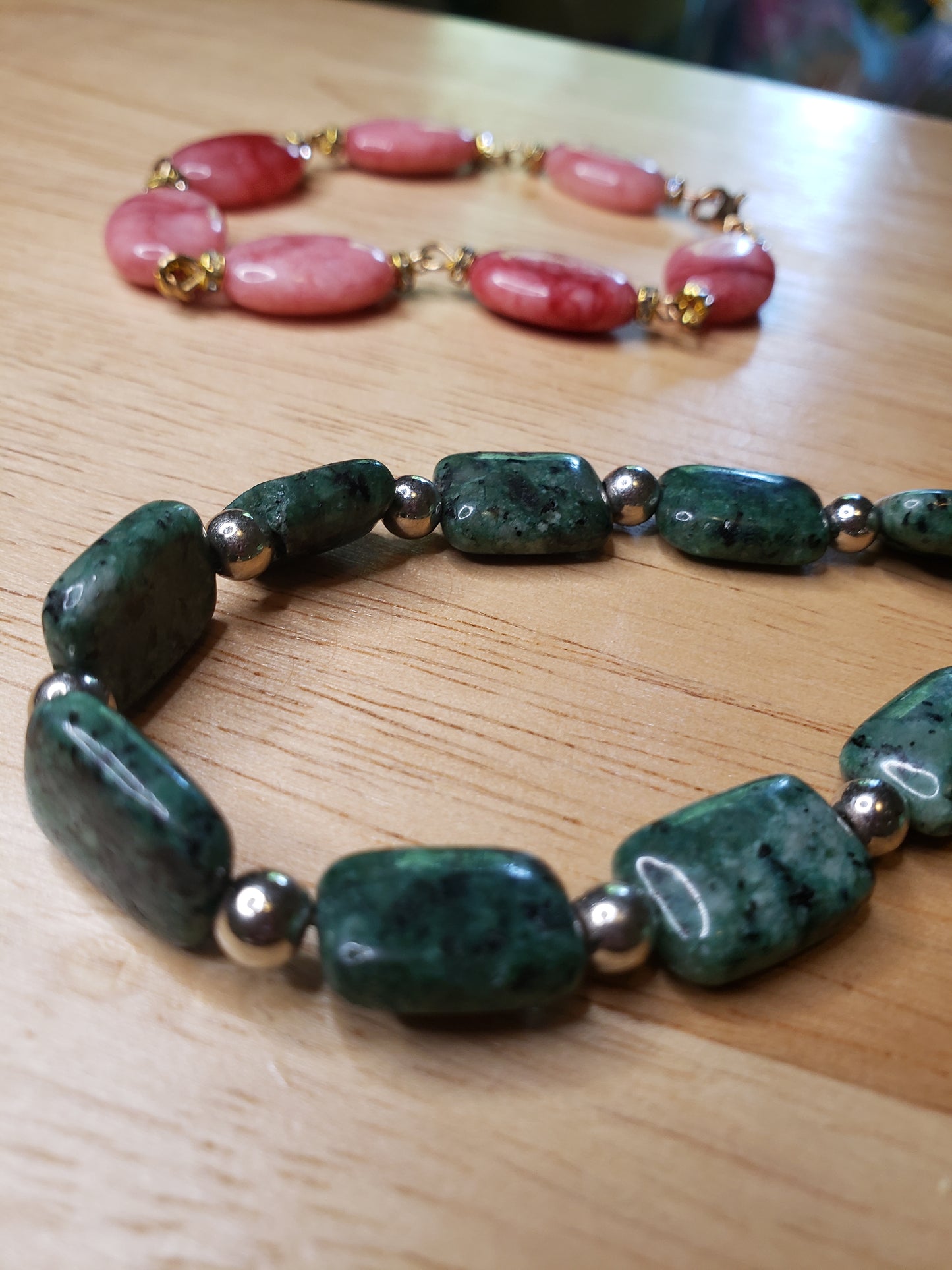 Turquoise stone and silver bracelet
