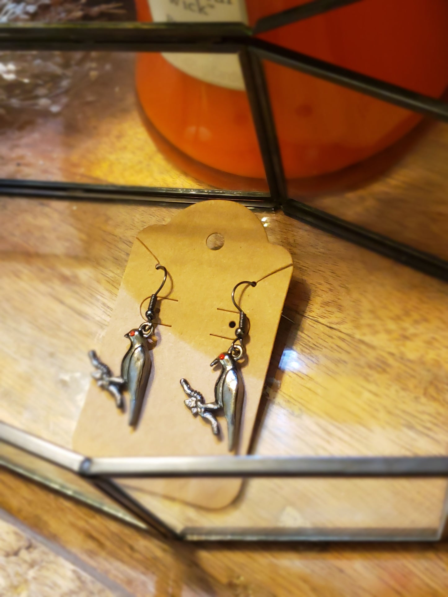 Midnight Raven Call Earrings