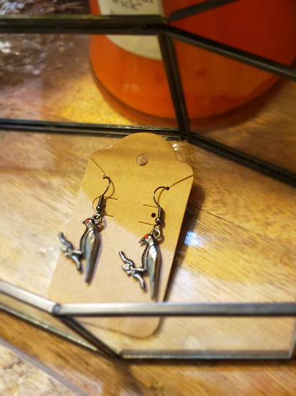 Midnight Raven Call Earrings