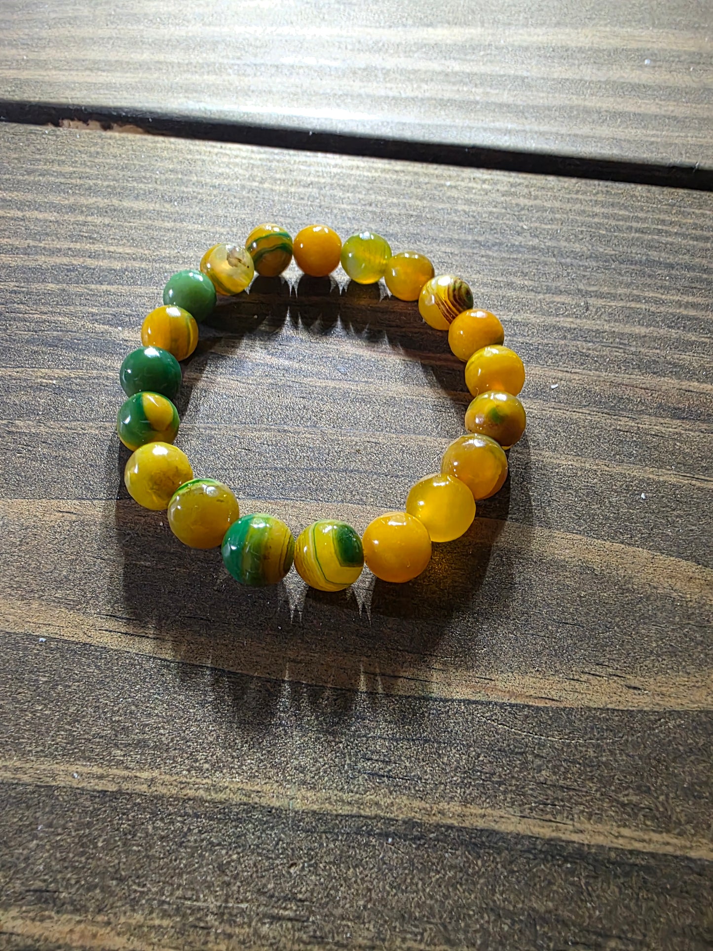 Sunlit Grove Agate Bracelet