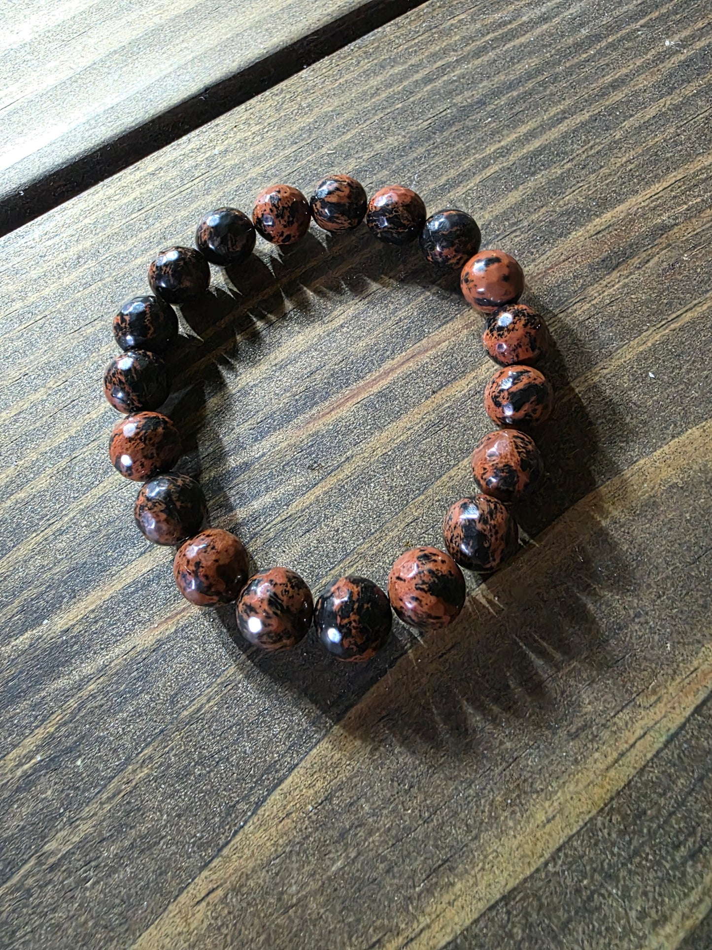 Emberwood Obsidian Bracelet