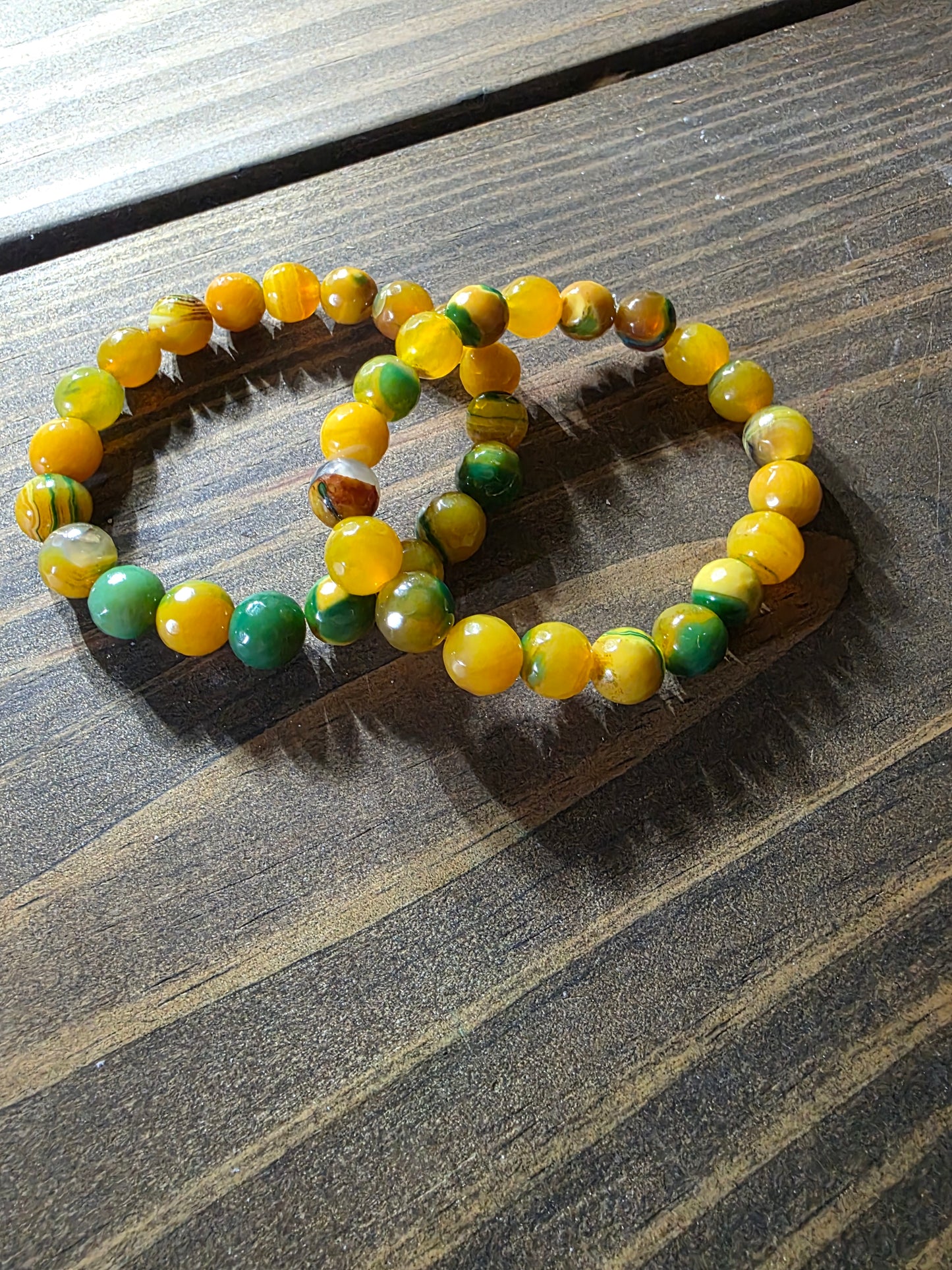 Sunlit Grove Agate Bracelet