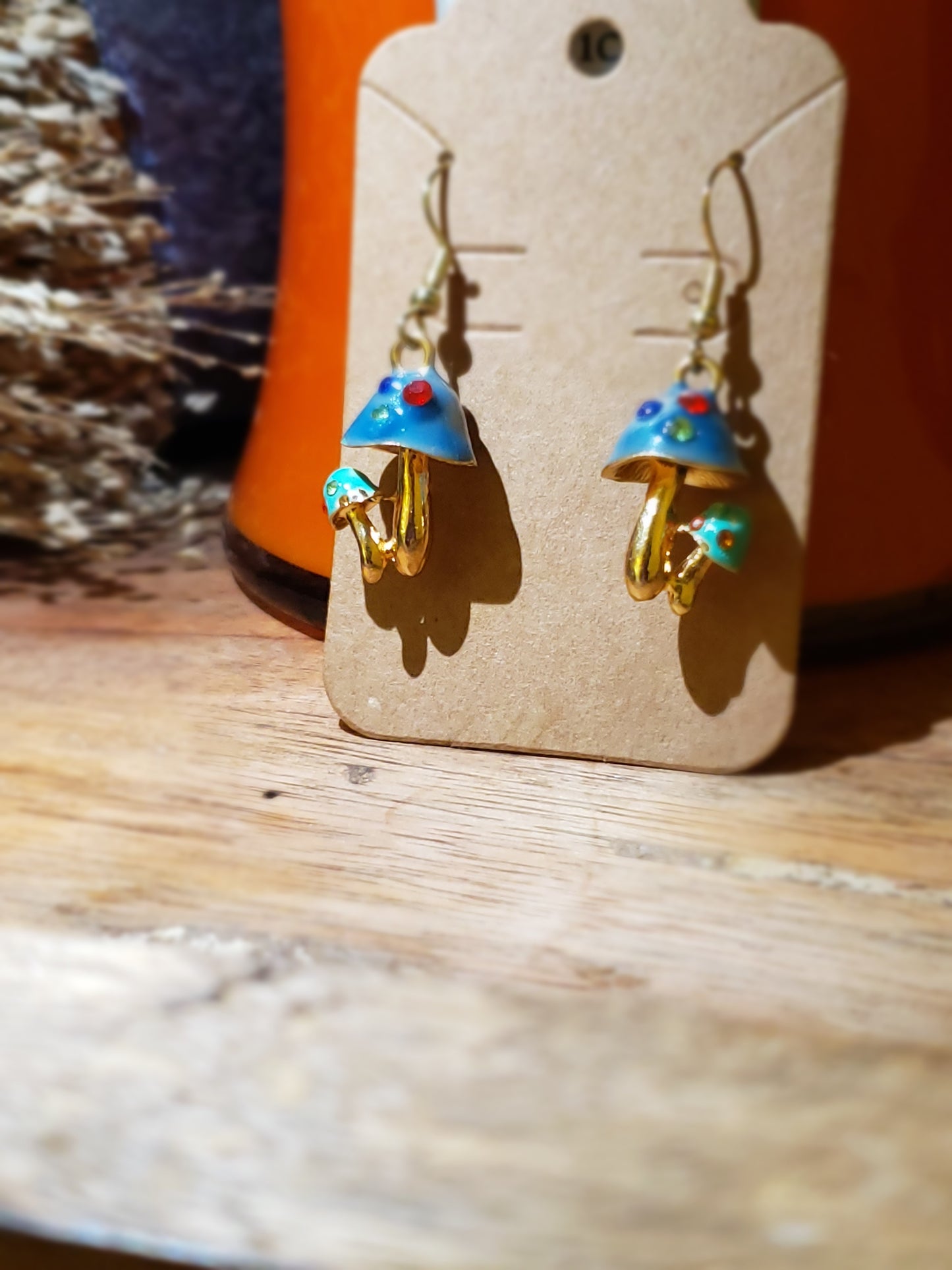 Enchanted Mushroom Forest Earrings