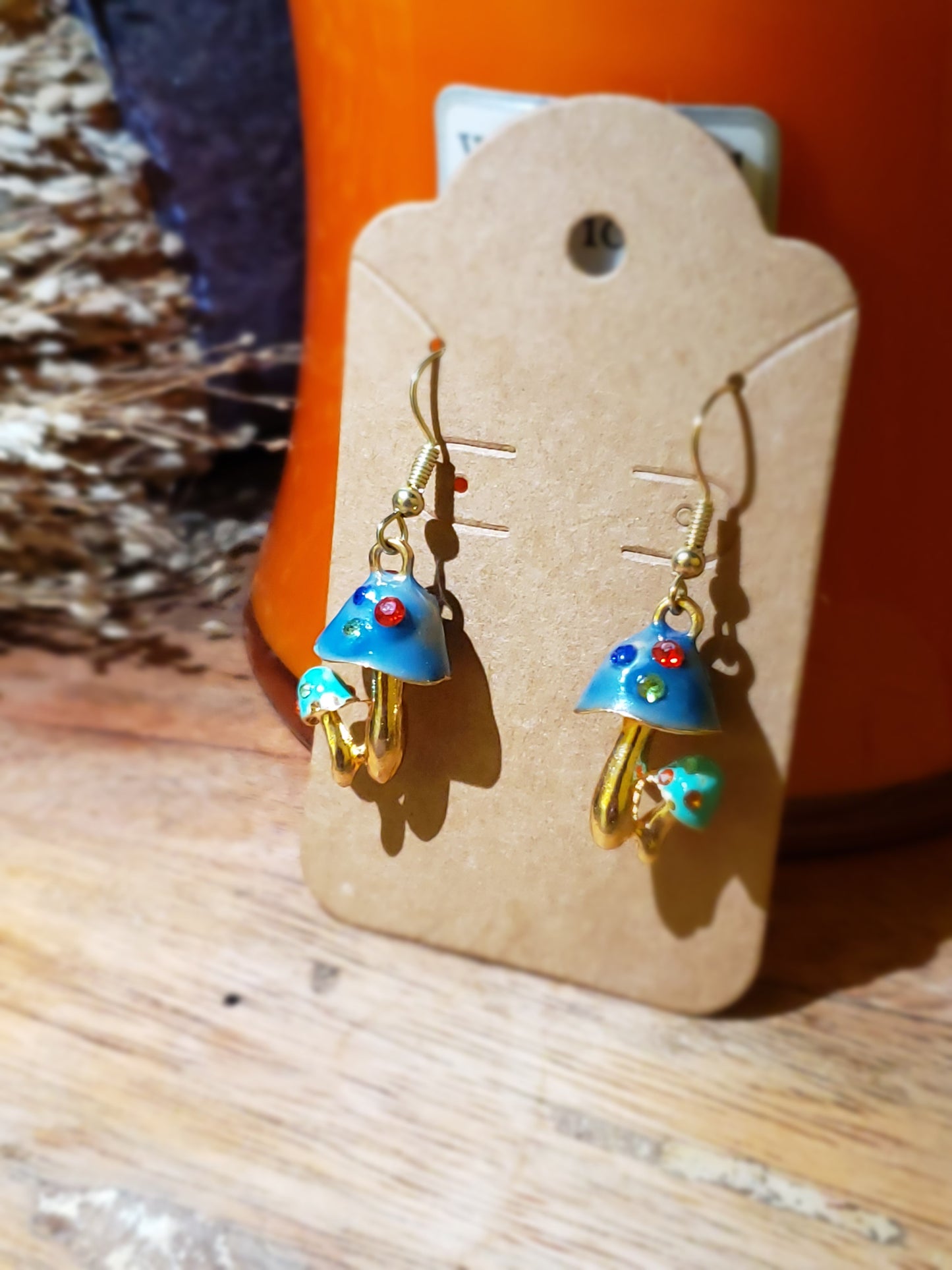 Enchanted Mushroom Forest Earrings