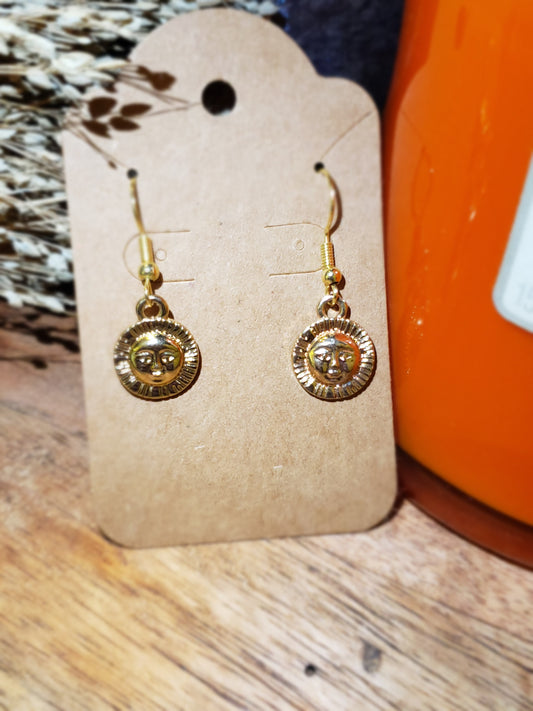 Radiant Sun God Earrings