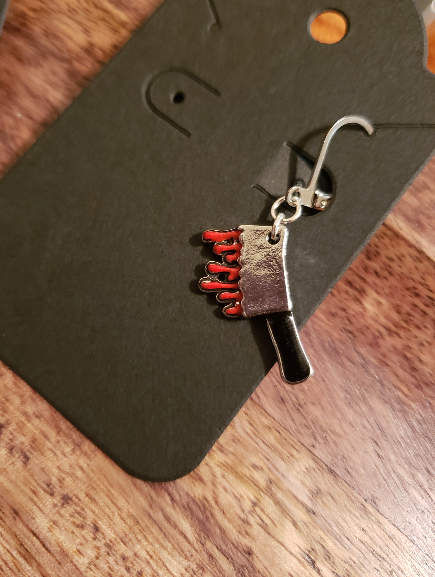 Campy Slasher Axe Earring (sold as single)