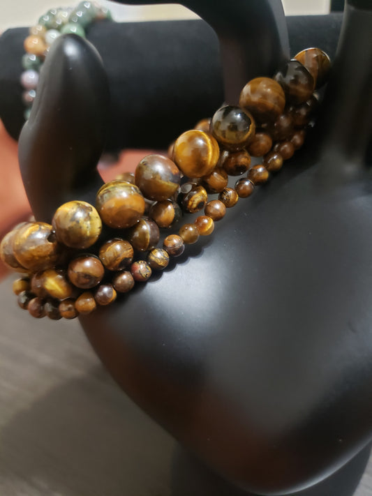 Tigers Eye Bracelet Set