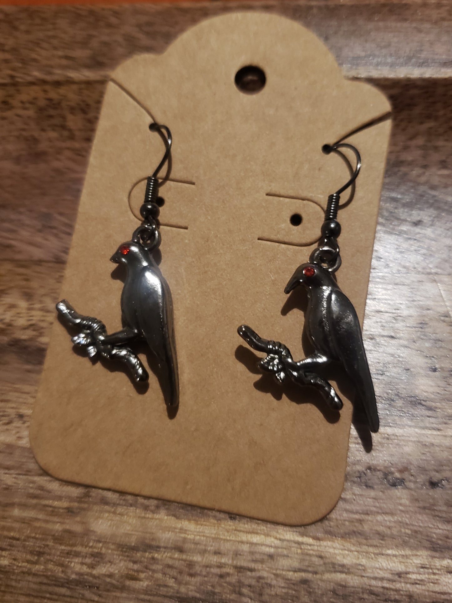 Midnight Raven Call Earrings