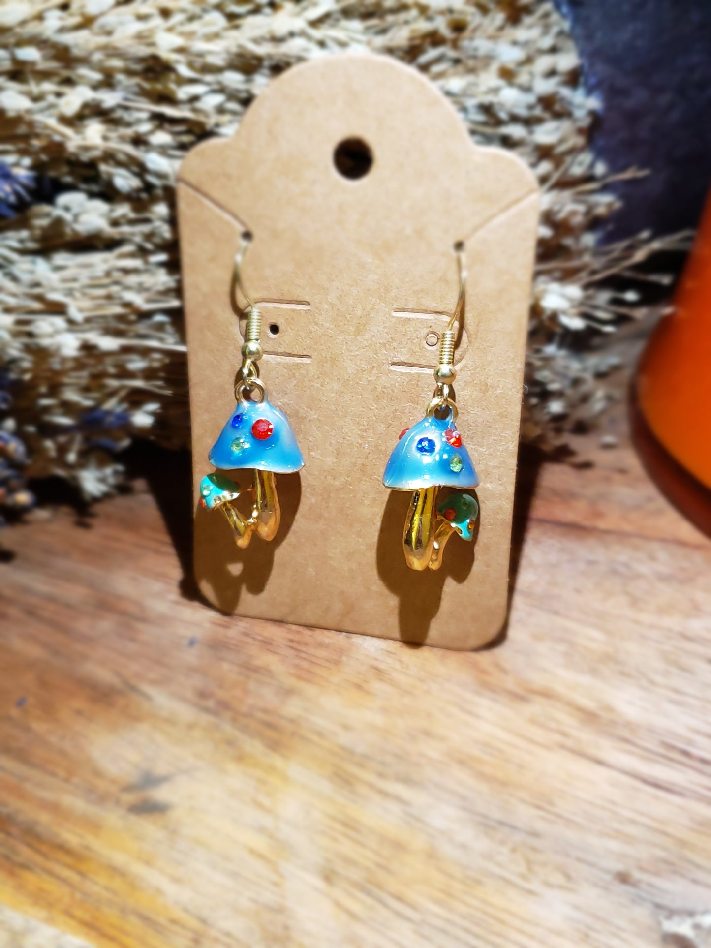 Enchanted Mushroom Forest Earrings