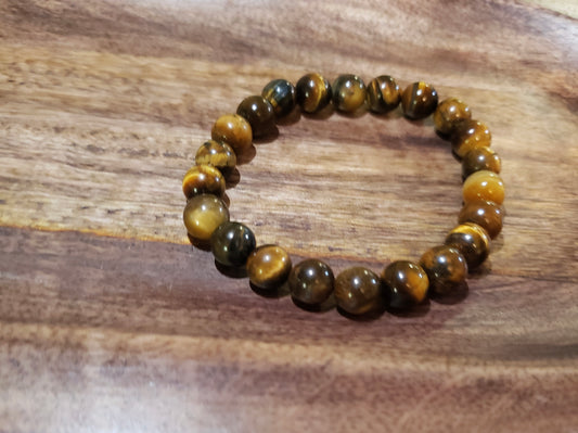 Tigers Eye Beaded Bracelet