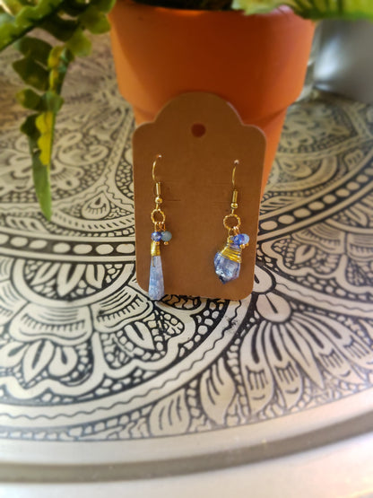 Celestial Blue Ice Earrings