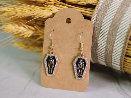 Gilded Graveyard Glam Earrings