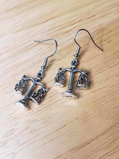 Scales of Justice Earrings