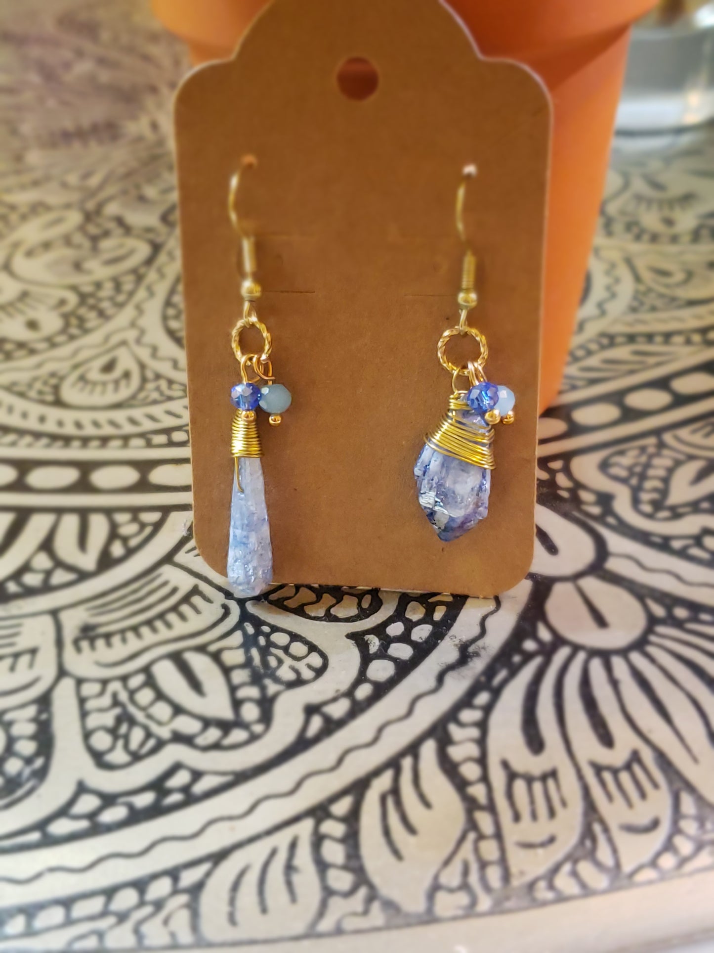 Celestial Blue Ice Earrings